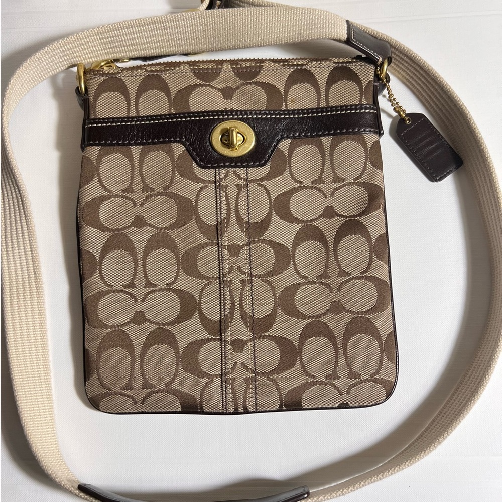 Coach Classic Signature Messenger Crossbody bag